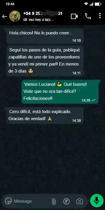 Testimonio de cliente