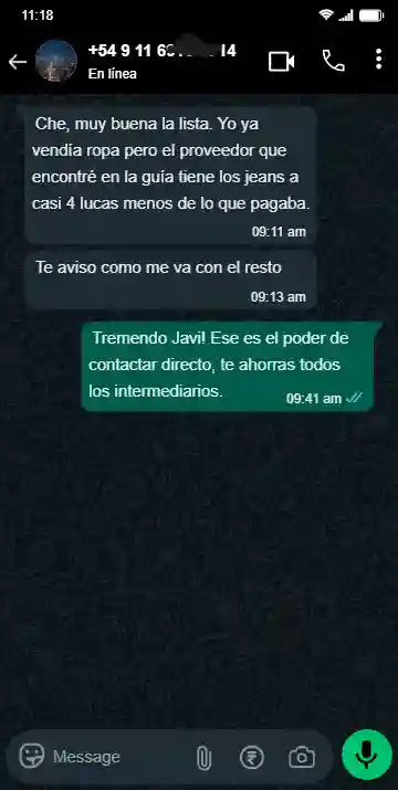 Testimonio de cliente